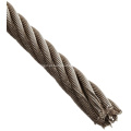 Alta qualidade 6x19 Galvanzied Bright Steel Wire Rope